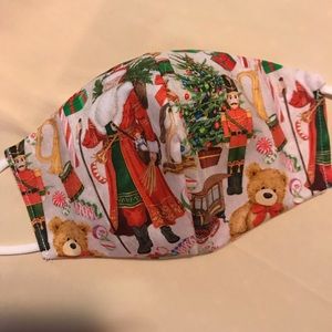 Christmas Santa with Toys Face Mask
